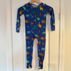 Angel Dear Dinosaur Two Way Zip Convertible Romper